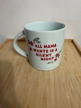 All Mama Wants Is A Silent Night Mug Wondershop Stoneware Dishwasher Microwave S